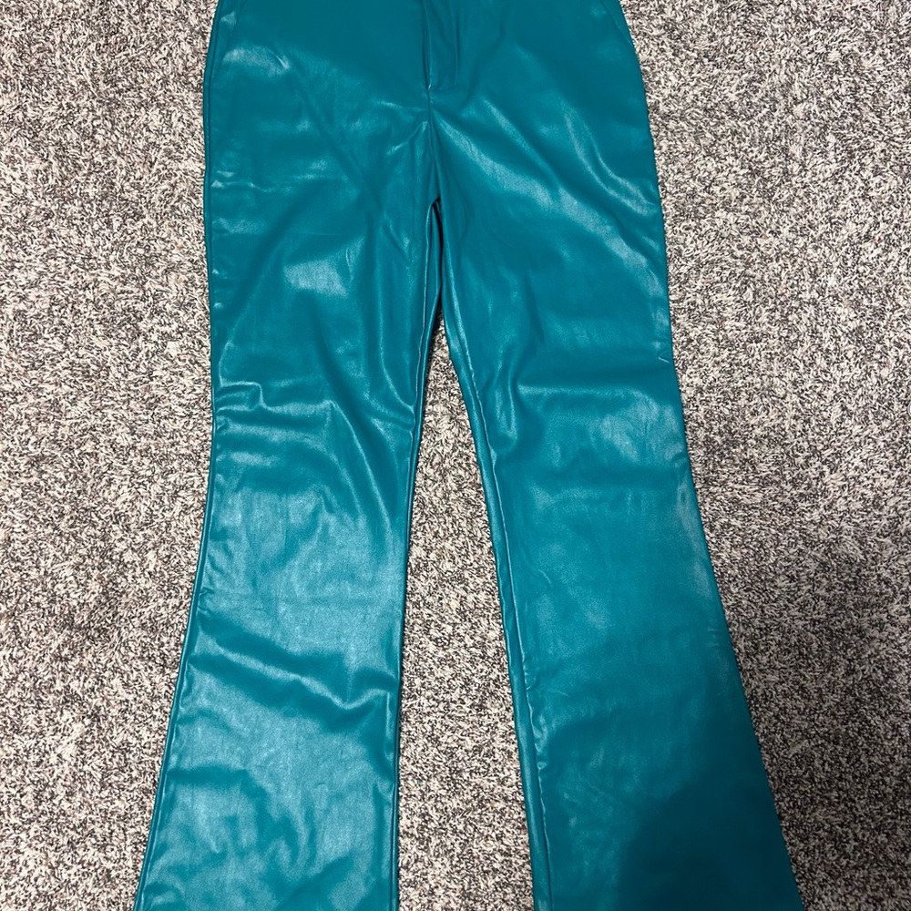 Emerald green Boot Cut Flare Pants